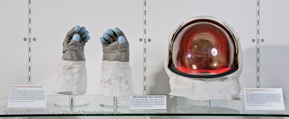 Neil Armstrong's Gloves and Visor on Rare Display at Smithsonian